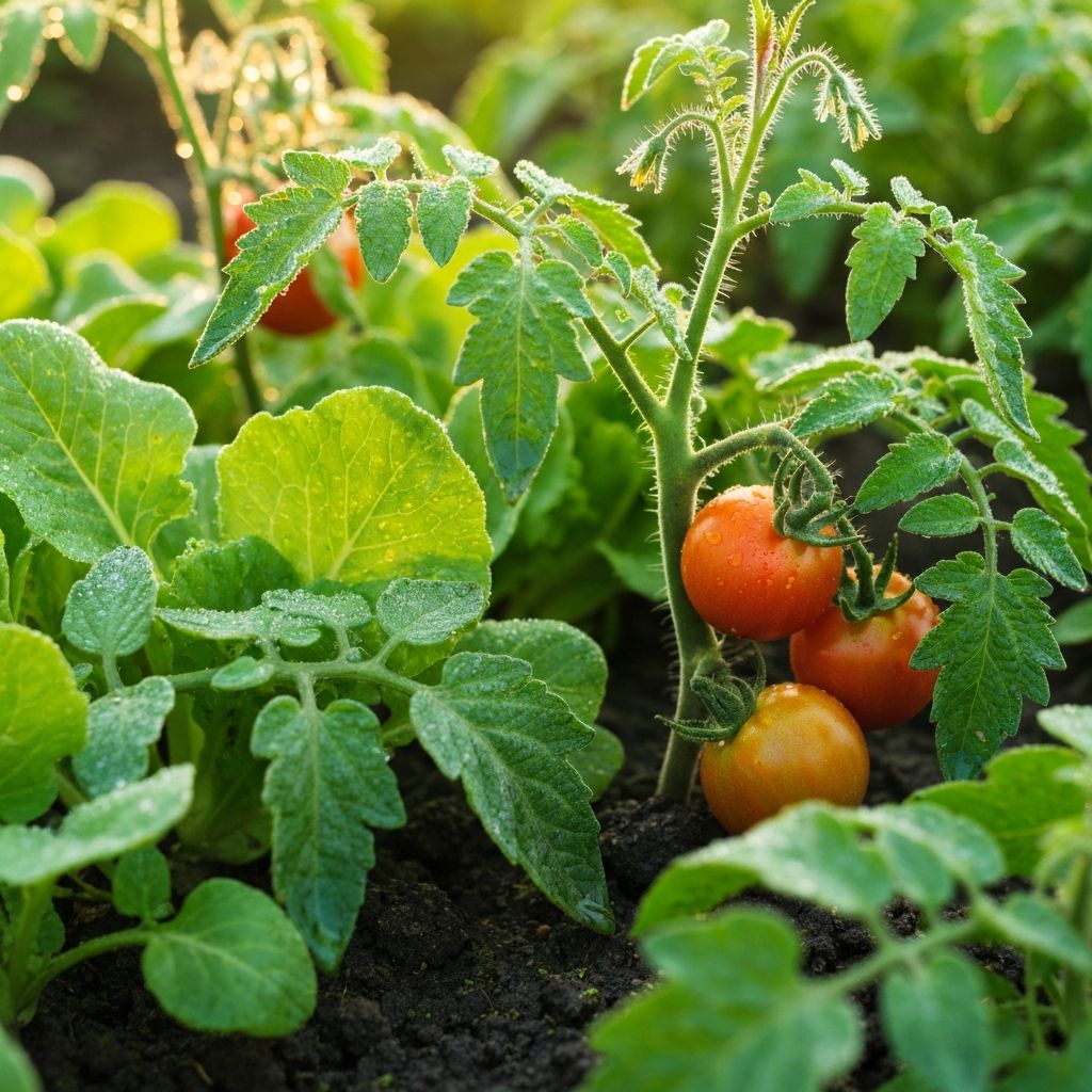Plantas orgánicas saludables